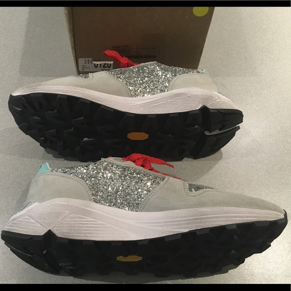 Golden Goose Running Sole Sneaker Silver Glitter - Picture 6 of 8